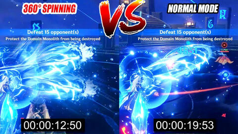 Lối chơi "con quay" nổi rần rần, người chơi Genshin đua nhau thử nghiệm