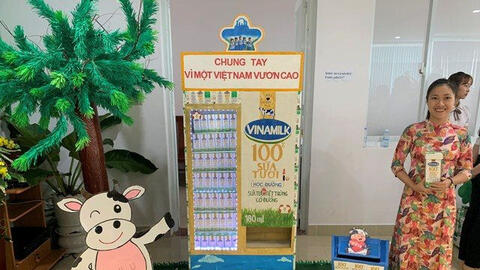 4 năm sữa học đường đồng hành với học sinh Bến Tre nay đã thu "trái ngọt"