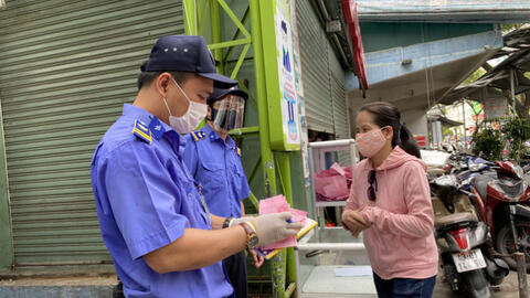 Đà Nẵng ngày đầu thực hiện đi chợ bằng phiếu ngày chẵn, lẻ