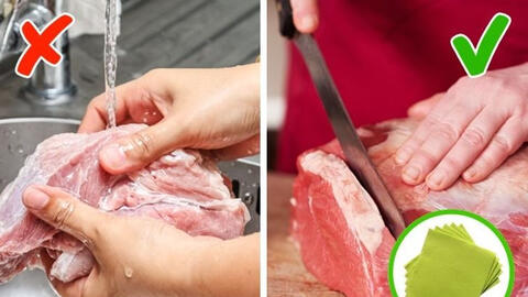 5 loại thực phẩm nên và không nên rửa trước khi nấu