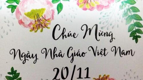 Lời chúc 20/11 hay nhất tri ân gửi đến thầy cô giáo