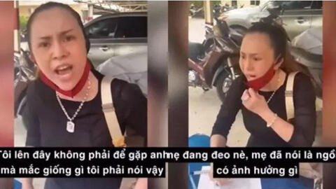 'Chị đại quận 4' lại được 'bế' thẳng lên phường vì ra đường không đeo khẩu trang