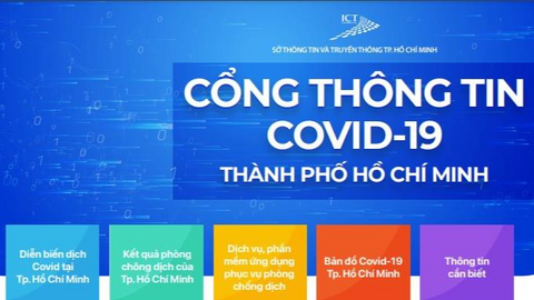 TPHCM ra mắt Cổng thông tin COVID-19