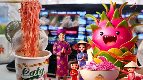 Quên trà chanh giã tay và trà sữa đất nung đi, mì tôm thanh long đỏ đang "phá đảo" trên MXH, phản ứng khen chê ra sao?