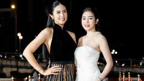 Hoa hậu Ngọc Hân và dàn sao Việt đổ bộ thảm đỏ ra mắt phim "Giao lộ 8675" tại Hà Nội