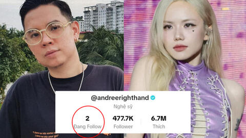 Andree nhập hội "chỉ follow mình em", theo dõi gái lạ không phải Phương Ly
