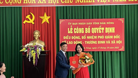 Phó giám đốc Sở xin thôi việc ngay lễ công bố quyết định bổ nhiệm