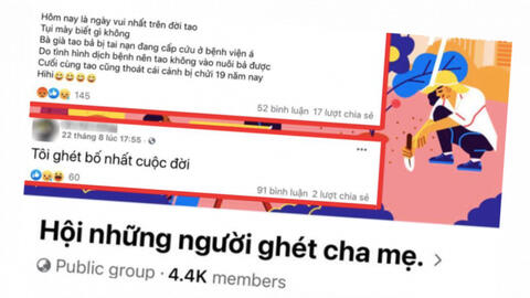 Sốc với 'Hội những người ghét cha mẹ' thu hút hàng ngàn thành viên tuổi teen