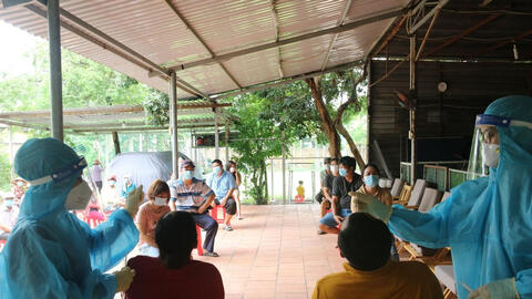 Thêm 2.708 ca mắc COVID-19 vào sáng 26/7