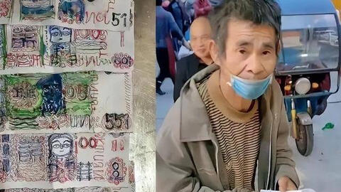 Ông lão ngang nhiên mua mì bằng "tiền vẽ", chủ quán không đuổi đi mà chấp nhận bị "lừa" suốt 9 năm