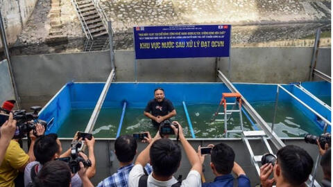 Đơn vị làm sạch sông Tô Lịch của Nhật Bản bị nhắc nhở vì không tuân thủ các yêu cầu của thành phố