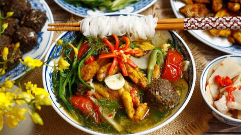 Canh cá Quỳnh Côi: Bức họa đồng quê đa sắc màu đánh thức vị giác