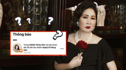 Hồng Vân lên tiếng về việc bị bỏ chữ "Nghệ sĩ nhân dân" khỏi tên trên fanpage