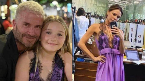 Victoria Beckham cấm Harper makeup nhưng liên tục để con mặc trang phục không hợp tuổi?