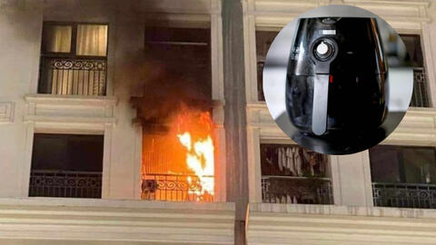 Nồi chiên không dầu bốc cháy trên ban công khiến nhiều người hoảng loạn, chuyên gia đưa cảnh báo đến các gia đình