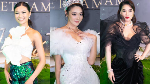 Dàn Hoa hậu quốc tế đọ sắc nét căng, Trương Ngọc Ánh xuất hiện quyền lực bên 1 nhân vật tại Chung kết Miss Earth Vietnam
