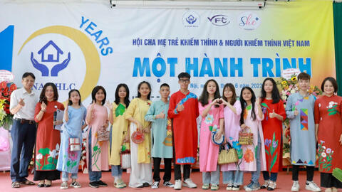 10 năm thành lập Hội cha mẹ trẻ khiếm thính và người khiếm thính Việt Nam