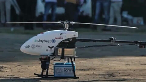 "Drone chở vaccine" đầu tiên trên thế giới tại Ấn Độ