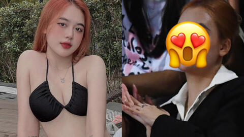 Vợ trung vệ U23 Việt Nam đến cổ vũ chồng, trên mạng xinh như búp bê, ngoài đời nhan sắc thế nào đây