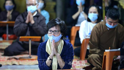 Chùa Phúc Khánh tổ chức Lễ cầu an trực tuyến, không còn cảnh hàng nghìn người chen chúc như mọi năm