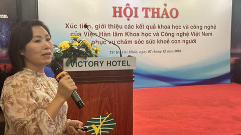 Xúc tiến, giới thiệu các kết quả khoa học và công nghệ  phục vụ chăm sóc sức khỏe con người