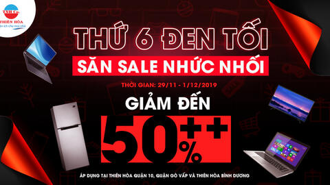 Ngành hàng điện máy tung chương trình hưởng ứng Black Friday