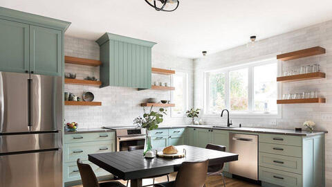 Bảng màu bắt mắt và sang trọng cho nhà bếp hiện đại