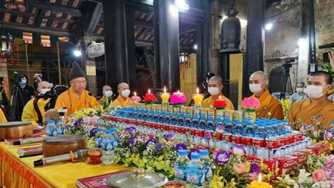 Đại lễ cầu an chùa Phúc Khánh livestream trên 3 kênh Facebook tối 14/2