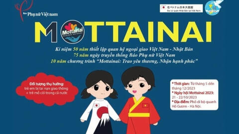 Báo Phụ nữ Việt Nam phát động chương trình Mottainai “Trao yêu thương - Nhận hạnh phúc”