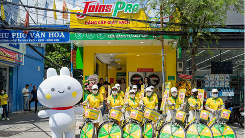 Joins Pro - Chuỗi cửa hàng tự giặt sấy kiểu mới của Masan