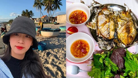 Loạt mâm cơm đầy ụ cá tôm chỉ 5k quay đầu của cô gái bỏ phố về biển: Biết "thế lực" tài trợ ai cũng ao ước!