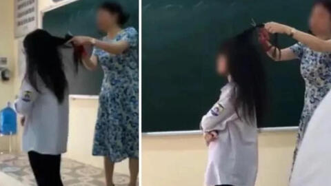 Vụ nữ sinh bị cô giáo cắt tóc giữa lớp: Gia đình có phản ứng gây bất ngờ