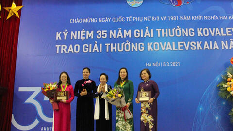 Lễ trao giải thưởng Kovalevskaia năm 2020 cho các nhà khoa học nữ có thành tích xuất sắc trong nghiên cứu ứng dụng