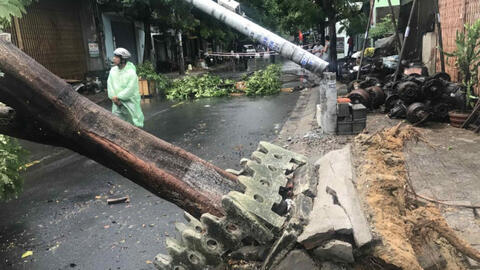 Điện lực Đà Nẵng lên tiếng về thông tin cột điện gãy không thấy lõi thép