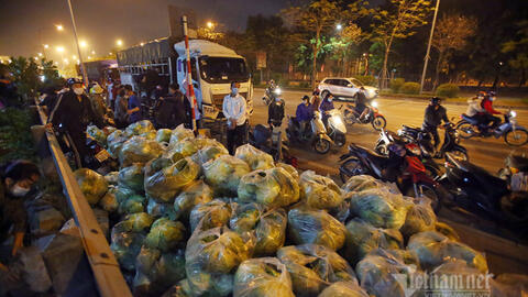 Người dân thủ đô giải cứu 250 tấn rau, 10 vạn trứng gà cho bà con Hải Dương chỉ trong 1 đêm