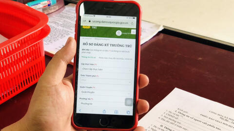 Có thể đăng ký thường trú, tạm trú bằng ứng dụng trên điện thoại thông minh từ 1/1/2024