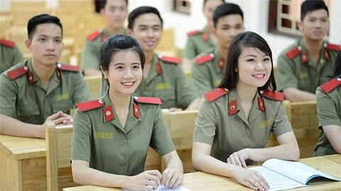 Tuyển 568 người đi học tại các trường thuộc Bộ Quốc phòng, vào biên chế CAND