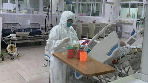 Phổi "bệnh nhân 91" vẫn còn tổn thương nặng