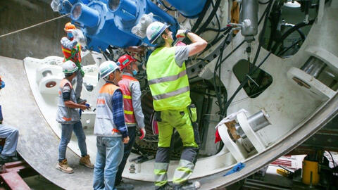 Dự kiến sẽ đào 4km hầm đoạn metro Nhổn-ga Hà Nội sau ngày 1/5