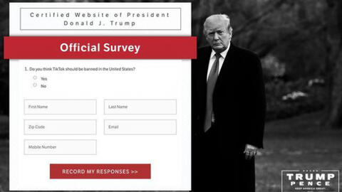 Tổng thống Donald Trump triển khai chiến dịch chống lại TikTok
