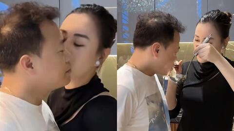 Phương Oanh ôm bụng bầu khệ nệ vào bếp, đang nấu ăn vẫn không quên hôn shark Bình cực ngọt