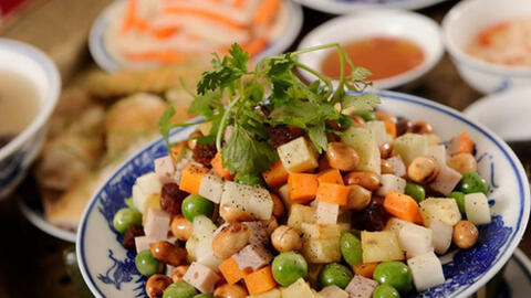 Xào giả hạnh nhân