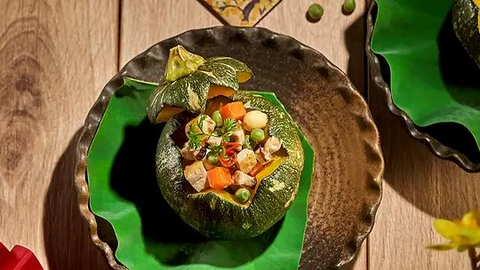 Món ngon mỗi ngày: Bí đỏ hấp hạt sen