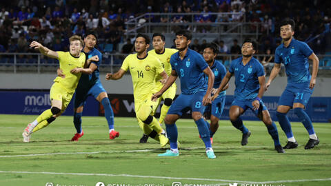 Thua đau trước Thái Lan, Malaysia dễ bị loại, lỡ cơ hội cùng U23 Việt Nam tạo cột mốc lịch sử