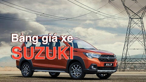 Bảng giá ô tô Suzuki năm 2021 cập nhật mới nhất