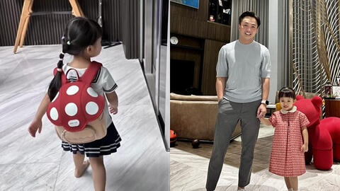 Cường Đô La chụp lén khoảnh khắc đáng yêu của ái nữ Suchin trước khi đi học, đích thị là ông bố "cuồng con"