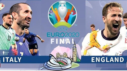 Xem trực tiếp chung kết Euro 2020 Italia vs Anh, lúc 2h ngày 12/7