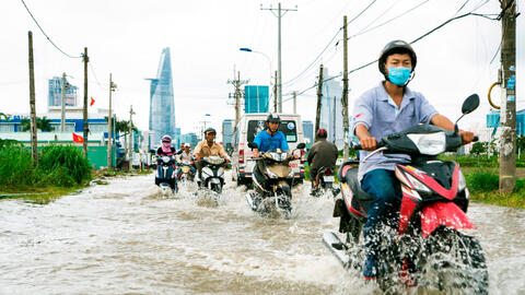 Chuyên gia nước ngoài cảnh báo mỗi năm TP.HCM lún xuống 80mm, bất động sản thiệt hại 1,5 tỷ USD nếu xảy ra 'đại hồng thủy'