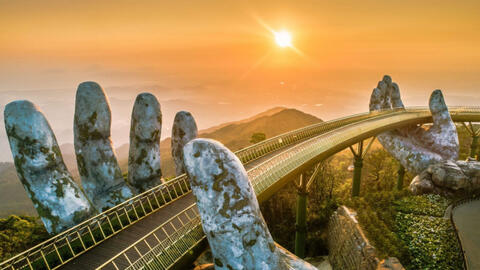 Cầu Vàng lọt vào danh sách những cây cầu đẹp nhất thế giới