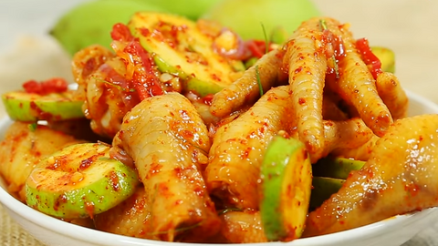 Cách làm món chân gà sốt Thái ngon tuyệt